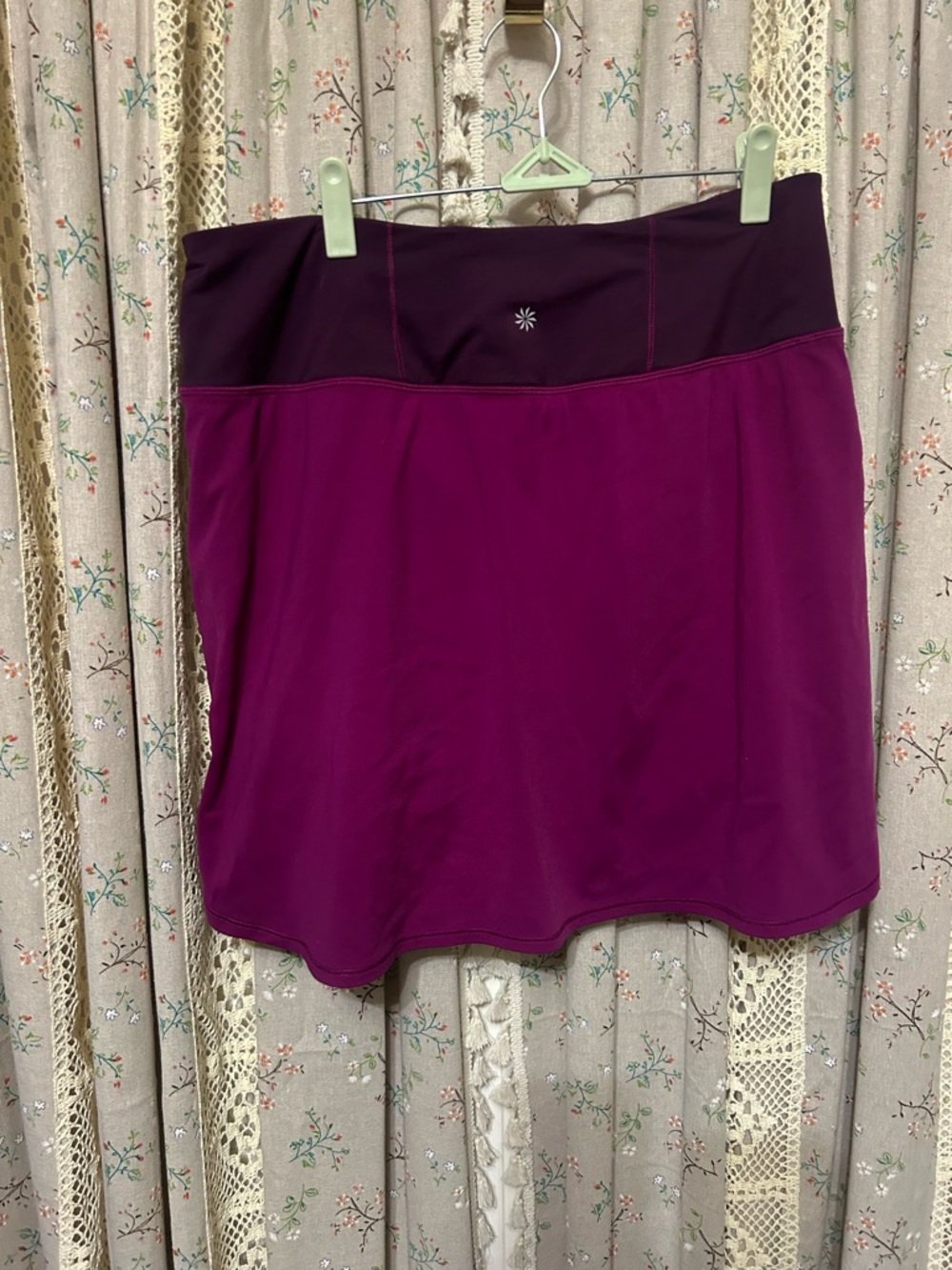 Athleta Fairway Golf Skort 18” Purple Berry Athletic Skirt Large EUC - Picture 5 of 5